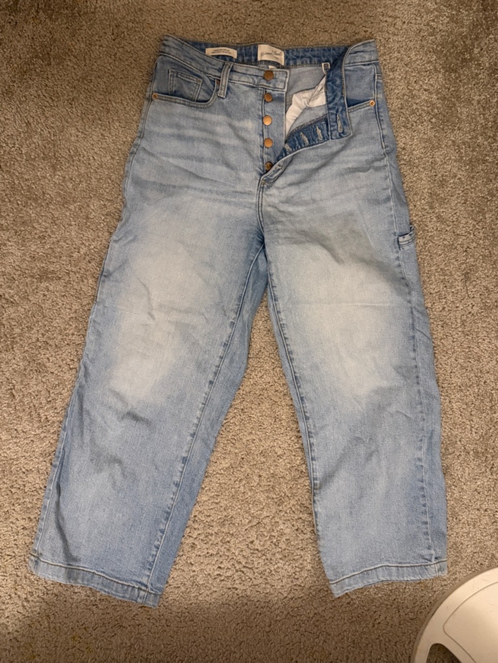 Universal Thread pale blue high rise wide leg jeans